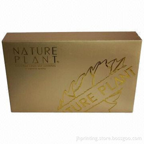Gold Packing Box, Two Pieces